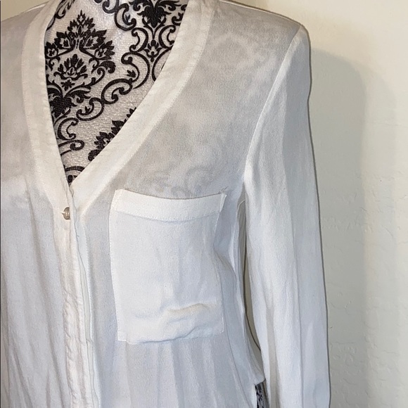 Topshop sheer button up - Picture 2 of 2